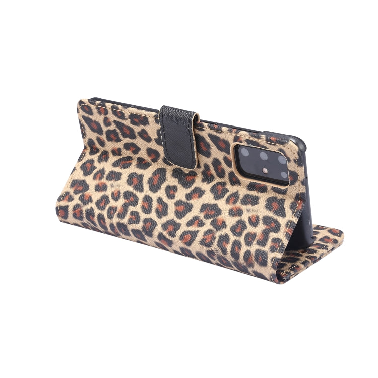 Custodia portafoglio in pelle leopardata per Galaxy S20