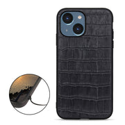 Custodia per telefono in vera pelle con trama di coccodrillo, For iPhone 14, For iPhone 14 Plus, For iPhone 14 Pro, For iPhone 14 Pro Max