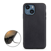 Custodia per telefono in vera pelle con trama in pelle di agnello, For iPhone 14, For iPhone 14 Plus, For iPhone 14 Pro, For iPhone 14 Pro Max