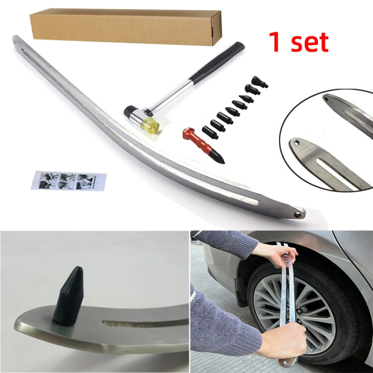 N7 12 in 1 rimozione ammaccature senza vernice per auto riparazione danni parafango estrattore sollevatore arco strumenti piede di porco kit aste gancio, 12 in 1