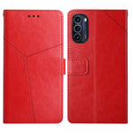 Custodia per telefono in pelle flip orizzontale con cuciture a Y, For Motorola Moto G52J 5G, For Motorola Moto G71S, For OPPO Realme Narzo 50 4G, For OPPO Reno7 4G
