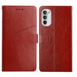 Custodia per telefono in pelle flip orizzontale con cuciture a Y, For Motorola Moto G52J 5G, For Motorola Moto G71S, For OPPO Realme Narzo 50 4G, For OPPO Reno7 4G