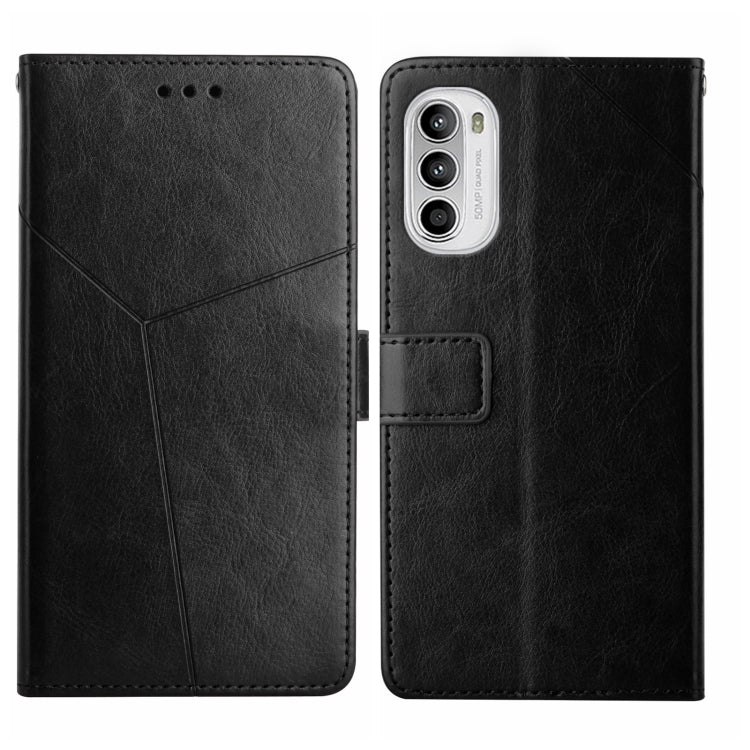 Custodia per telefono in pelle flip orizzontale con cuciture a Y, For Motorola Moto G52J 5G, For Motorola Moto G71S, For OPPO Realme Narzo 50 4G, For OPPO Reno7 4G
