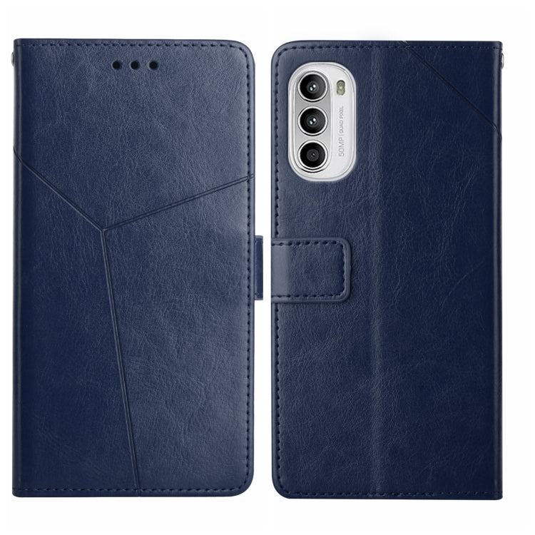 Custodia per telefono in pelle flip orizzontale con cuciture a Y, For Motorola Moto G52J 5G, For Motorola Moto G71S, For OPPO Realme Narzo 50 4G, For OPPO Reno7 4G