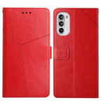 Custodia per telefono in pelle flip orizzontale con cuciture a Y, For Motorola Moto G52J 5G, For Motorola Moto G71S, For OPPO Realme Narzo 50 4G, For OPPO Reno7 4G