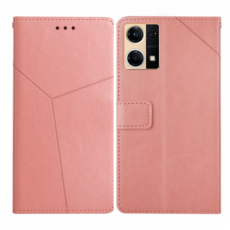 Custodia per telefono in pelle flip orizzontale con cuciture a Y, For Motorola Moto G52J 5G, For Motorola Moto G71S, For OPPO Realme Narzo 50 4G, For OPPO Reno7 4G