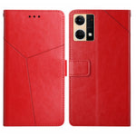 Custodia per telefono in pelle flip orizzontale con cuciture a Y, For Motorola Moto G52J 5G, For Motorola Moto G71S, For OPPO Realme Narzo 50 4G, For OPPO Reno7 4G