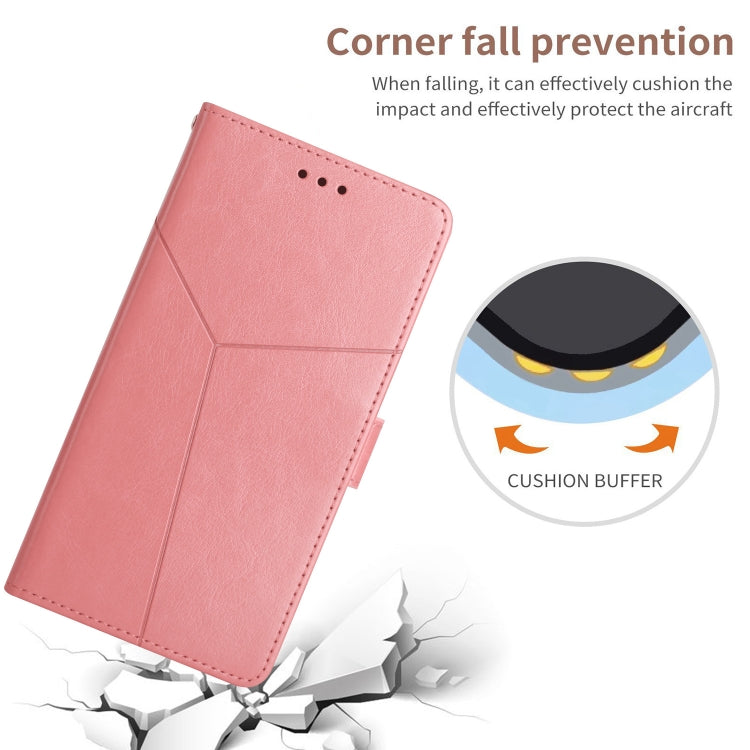 Custodia per telefono in pelle flip orizzontale con cuciture a Y, For vivo V23 5G