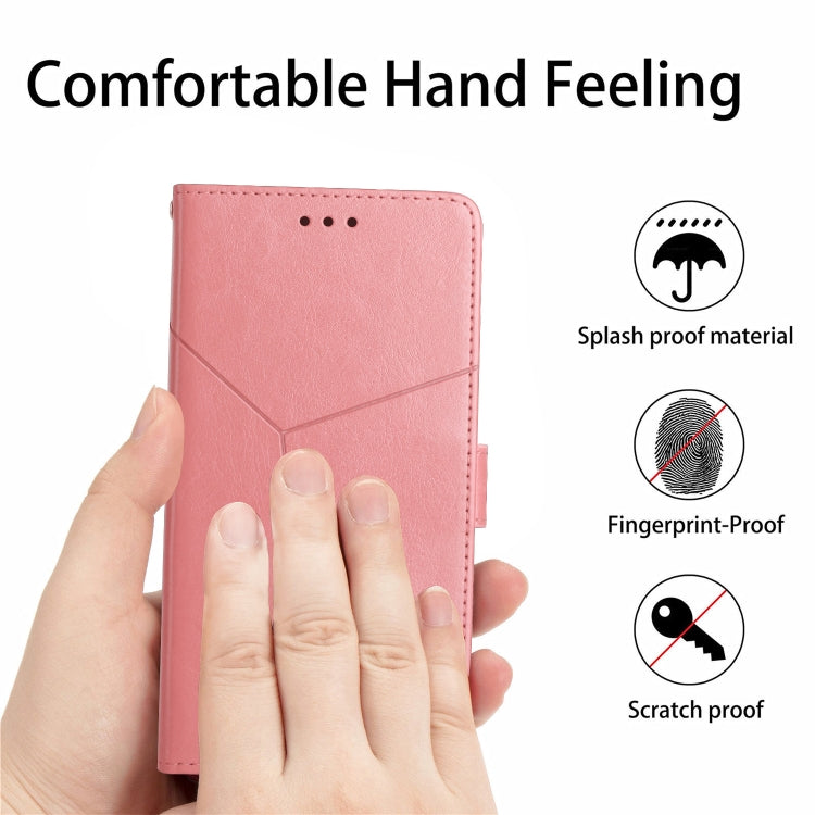 Custodia per telefono in pelle flip orizzontale con cuciture a Y, For vivo V23 5G