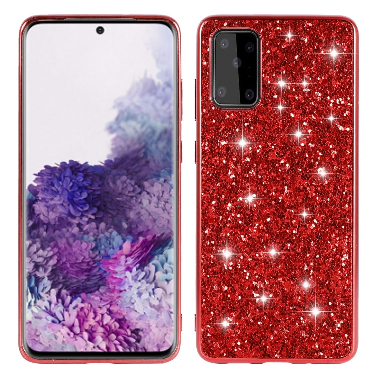 Custodia protettiva in TPU glitterata per Samsung Galaxy S20+