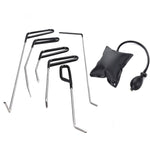 Q1 7 in 1 Kit di aste per ganci per rimozione ammaccature senza vernice per auto, Q1 7 in 1 (Air Pump)