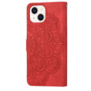 Custodia per cellulare in pelle flip goffrata con mandala, For iPhone 13 mini, For iPhone 13, For iPhone 13 Pro, For iPhone 13 Pro Max