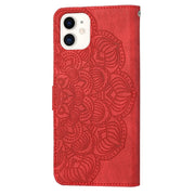 Custodia per cellulare in pelle flip goffrata con mandala, For iPhone 12 mini, For iPhone 12 / 12 Pro, For iPhone 12 Pro Max, For iPhone 11