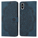 Custodia portafoglio in pelle flip per iPhone 8 Plus e 7 Plus