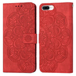 Custodia portafoglio in pelle flip per iPhone 8 Plus e 7 Plus