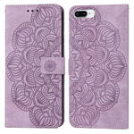 Custodia portafoglio in pelle flip per iPhone 8 Plus e 7 Plus