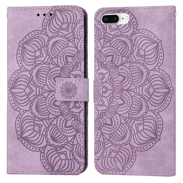 Custodia portafoglio in pelle flip per iPhone 8 Plus e 7 Plus