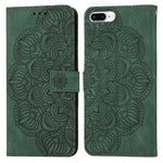 Custodia portafoglio in pelle flip per iPhone 8 Plus e 7 Plus