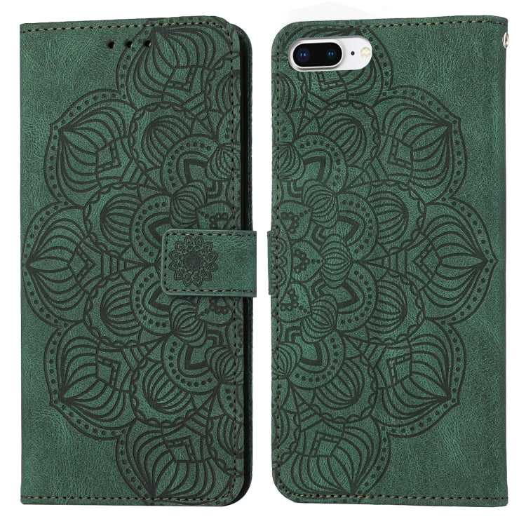 Custodia portafoglio in pelle flip per iPhone 8 Plus e 7 Plus