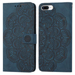 Custodia portafoglio in pelle flip per iPhone 8 Plus e 7 Plus