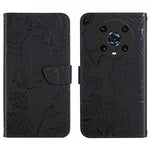 Custodia per cellulare in pelle goffrata con peonia a farfalla, For Honor Magic4, For Honor Magic4 Pro, For Motorola Moto G42, For Motorola Moto G62 5G