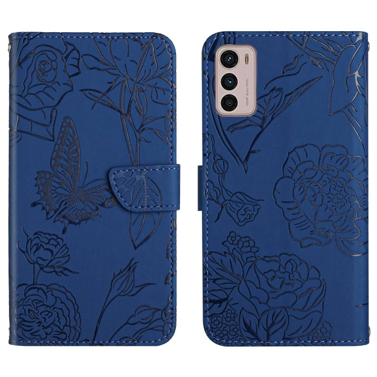 Custodia per cellulare in pelle goffrata con peonia a farfalla, For Honor Magic4, For Honor Magic4 Pro, For Motorola Moto G42, For Motorola Moto G62 5G