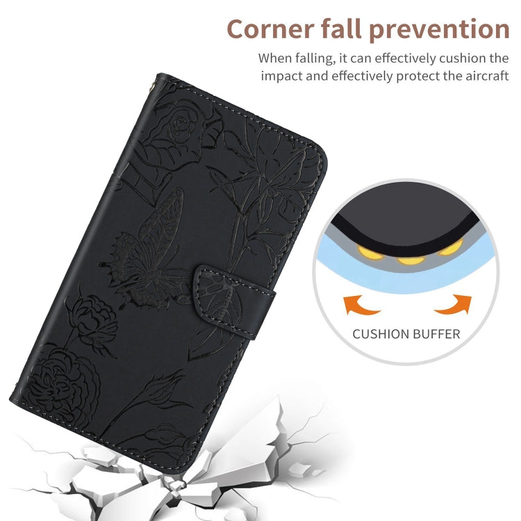 Custodia per cellulare in pelle goffrata con peonia a farfalla, For Motorola Moto G52J 5G, For Motorola Moto G71S, For OPPO Realme Narzo 50 4G, For OPPO Reno7 4G