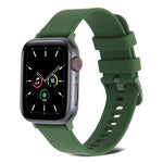 Cinturino in silicone a trama normale per Apple Watch Series, 7 41mm / 6&SE&5&4 40mm / 3&2&1 38mm, 7 45mm / 6&SE&5&4 44mm / 3&2&1 42mm