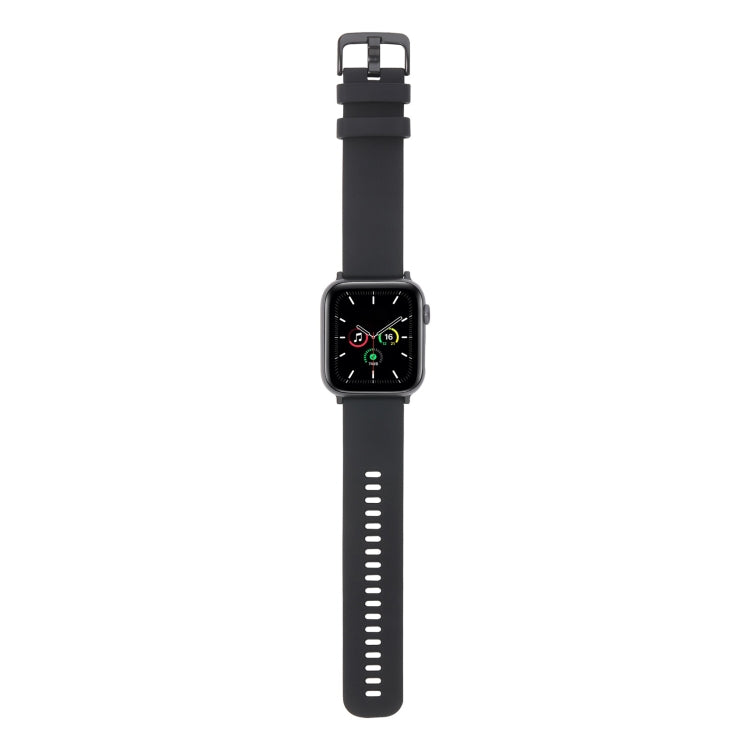 Cinturino in silicone a trama normale per Apple Watch Series, 7 41mm / 6&SE&5&4 40mm / 3&2&1 38mm, 7 45mm / 6&SE&5&4 44mm / 3&2&1 42mm