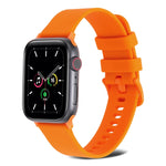 Cinturino in silicone a trama normale per Apple Watch Series, 7 41mm / 6&SE&5&4 40mm / 3&2&1 38mm, 7 45mm / 6&SE&5&4 44mm / 3&2&1 42mm