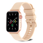 Cinturino in silicone a trama normale per Apple Watch Series, 7 41mm / 6&SE&5&4 40mm / 3&2&1 38mm, 7 45mm / 6&SE&5&4 44mm / 3&2&1 42mm