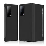 Custodia per telefono a conchiglia orizzontale in pelle con ID display chiamata Smart Touch, For Huawei Mate X2