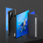 Custodia per telefono a conchiglia orizzontale in pelle con ID display chiamata Smart Touch, For Huawei Mate X2