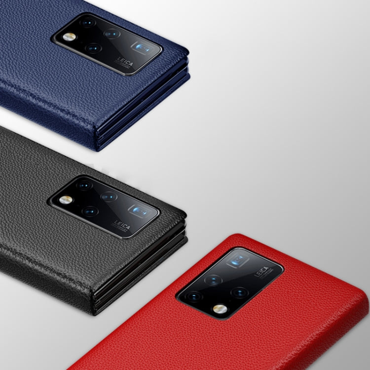Custodia per telefono a conchiglia orizzontale in pelle con ID display chiamata Smart Touch, For Huawei Mate X2