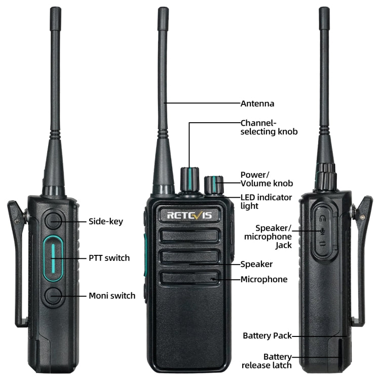 Walkie Talkie RETEVIS RB29 Radio Bidirezionale FRS