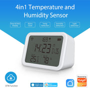 NEO NAS-CW01W Sensore di temperatura + umidità WiFi 4 in1, CW01W
