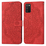 Custodia per cellulare in pelle flip goffrata con mandala, For Samsung Galaxy A01, For Samsung Galaxy A02s 164mm, For Samsung Galaxy A02s 166mm, For Samsung Galaxy A03s 164mm