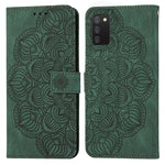Custodia per cellulare in pelle flip goffrata con mandala, For Samsung Galaxy A03s 166mm, For Samsung Galaxy A11, For Samsung Galaxy A12, For Samsung Galaxy A13 4G