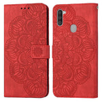Custodia per cellulare in pelle flip goffrata con mandala, For Samsung Galaxy A03s 166mm, For Samsung Galaxy A11, For Samsung Galaxy A12, For Samsung Galaxy A13 4G