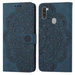 Custodia per cellulare in pelle flip goffrata con mandala, For Samsung Galaxy A03s 166mm, For Samsung Galaxy A11, For Samsung Galaxy A12, For Samsung Galaxy A13 4G