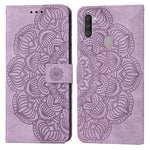 Custodia per cellulare in pelle flip goffrata con mandala, For Samsung Galaxy A03s 166mm, For Samsung Galaxy A11, For Samsung Galaxy A12, For Samsung Galaxy A13 4G
