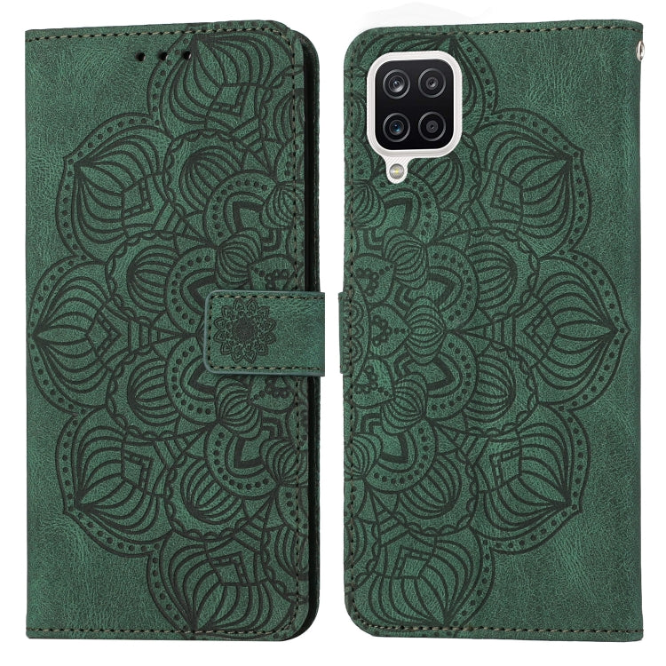 Custodia per cellulare in pelle flip goffrata con mandala, For Samsung Galaxy A03s 166mm, For Samsung Galaxy A11, For Samsung Galaxy A12, For Samsung Galaxy A13 4G