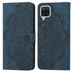 Custodia per cellulare in pelle flip goffrata con mandala, For Samsung Galaxy A03s 166mm, For Samsung Galaxy A11, For Samsung Galaxy A12, For Samsung Galaxy A13 4G