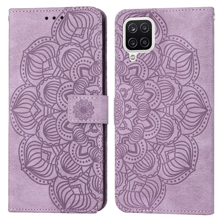 Custodia per cellulare in pelle flip goffrata con mandala, For Samsung Galaxy A03s 166mm, For Samsung Galaxy A11, For Samsung Galaxy A12, For Samsung Galaxy A13 4G