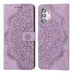 Custodia per cellulare in pelle flip goffrata con mandala, For Samsung Galaxy A03s 166mm, For Samsung Galaxy A11, For Samsung Galaxy A12, For Samsung Galaxy A13 4G