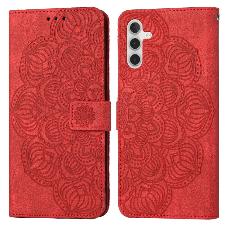 Custodia per cellulare in pelle flip goffrata con mandala, For Samsung Galaxy A13 5G, For Samsung Galaxy A20 / A30, For Samsung Galaxy A20e, For Samsung Galaxy A21s