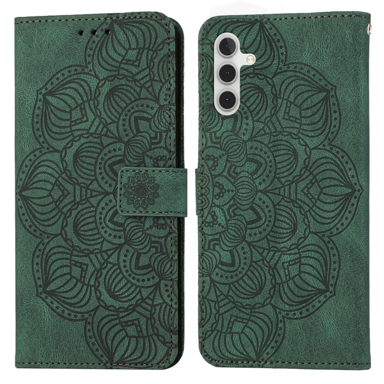 Custodia per cellulare in pelle flip goffrata con mandala, For Samsung Galaxy A13 5G, For Samsung Galaxy A20 / A30, For Samsung Galaxy A20e, For Samsung Galaxy A21s