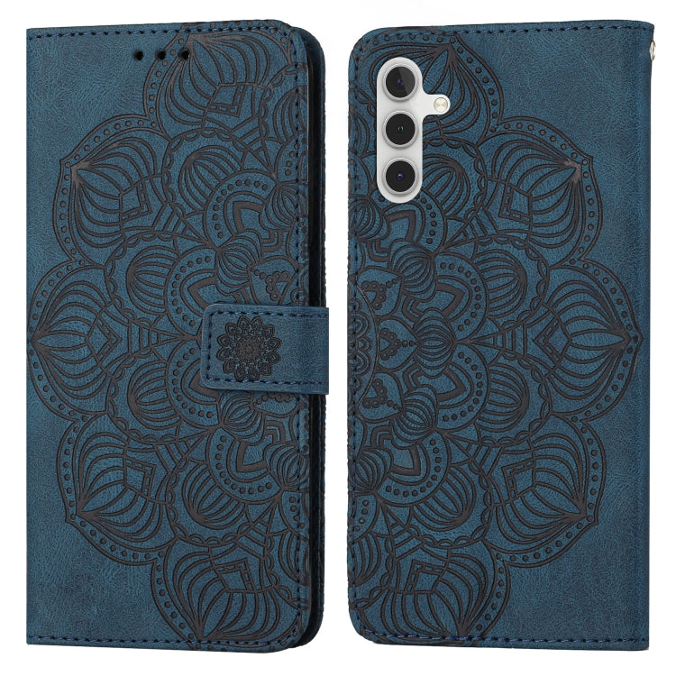 Custodia per cellulare in pelle flip goffrata con mandala, For Samsung Galaxy A13 5G, For Samsung Galaxy A20 / A30, For Samsung Galaxy A20e, For Samsung Galaxy A21s