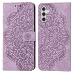 Custodia per cellulare in pelle flip goffrata con mandala, For Samsung Galaxy A13 5G, For Samsung Galaxy A20 / A30, For Samsung Galaxy A20e, For Samsung Galaxy A21s