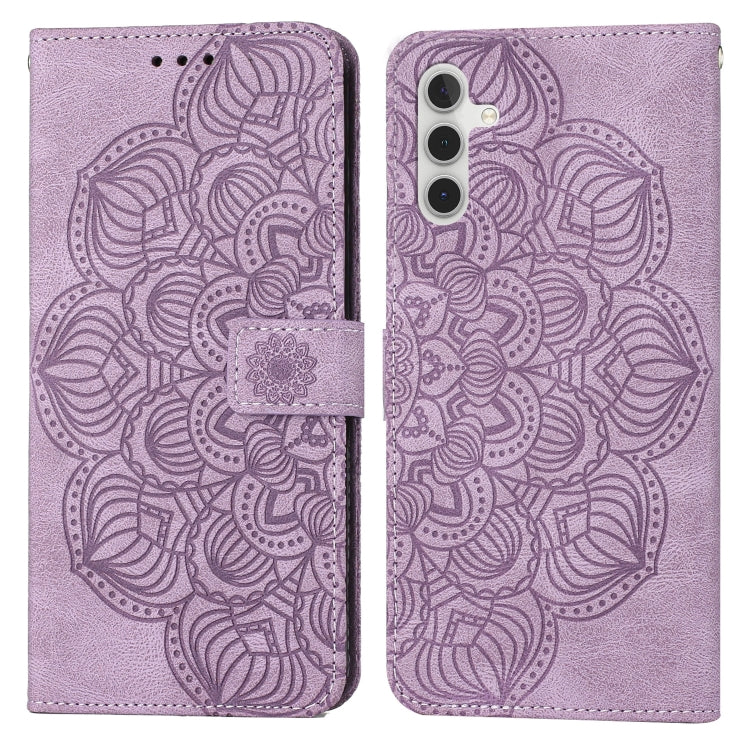 Custodia per cellulare in pelle flip goffrata con mandala, For Samsung Galaxy A13 5G, For Samsung Galaxy A20 / A30, For Samsung Galaxy A20e, For Samsung Galaxy A21s